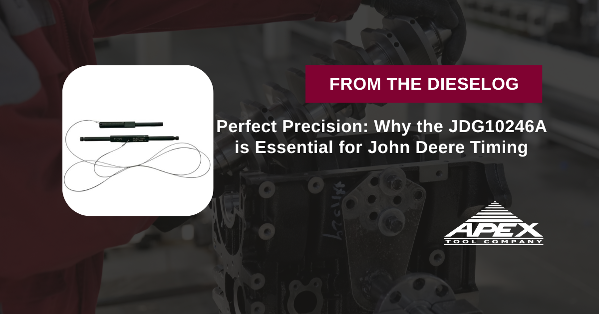 Perfect Precision: Why the JDG10246A is Essential for John Deere Timing